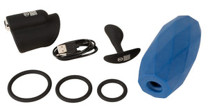 Magic Shiver Speelgoed starterset met vibrerend masturbator - Zwart