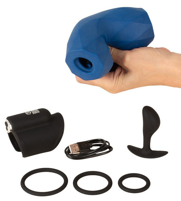 Magic Shiver Speelgoed starterset met vibrerend masturbator - Zwart - Magic Shiver - SKU: 5601200000
