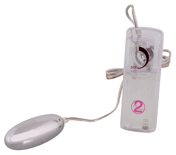 You2Toys vibro-bullet met traploze regeling - Zilver - You2Toys - SKU: 5613710000