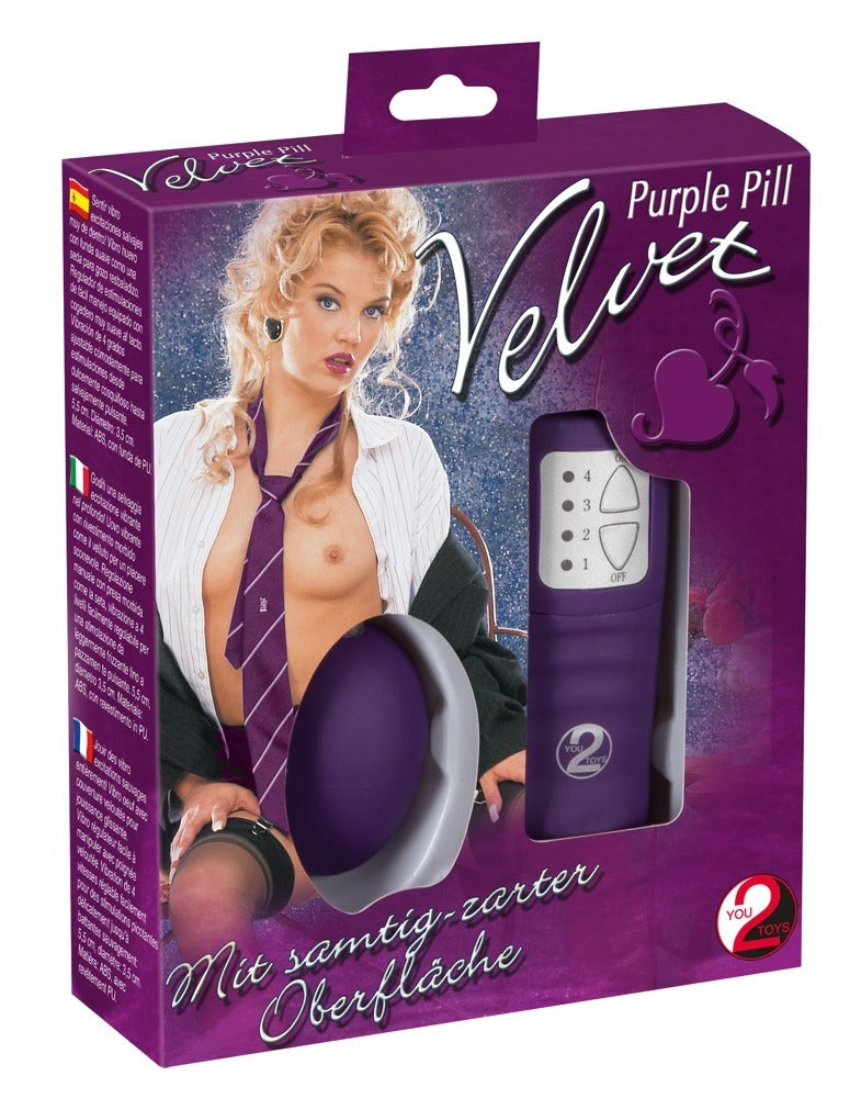 You2Toys Fluwelen vibro-bullet - Paars