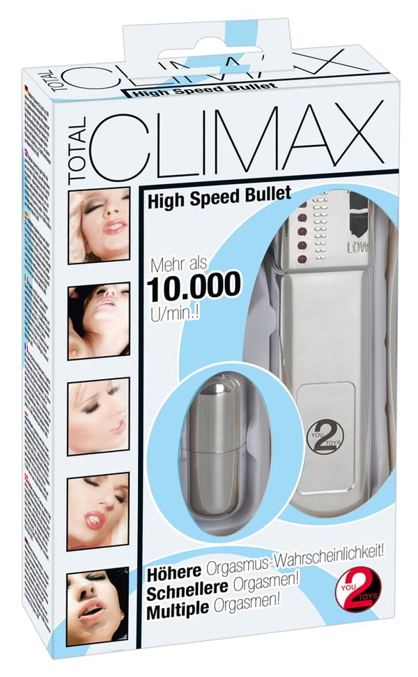 You2Toys Bullet vibrator - Zilver - You2Toys - SKU: 5712530000