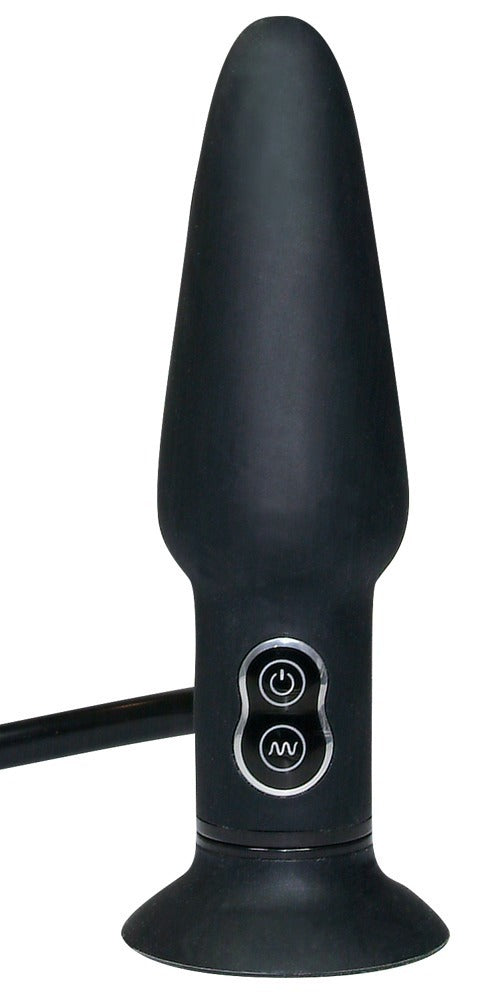 You2Toys opblaasbare vibrerende butt plug - Zwart - You2Toys - SKU: 5746000000
