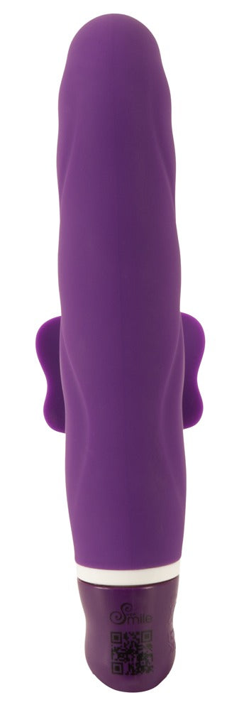 Sweet Smile vlinder vibrator met gebogen punt - Paars - Sweet Smile - SKU: 5759250000