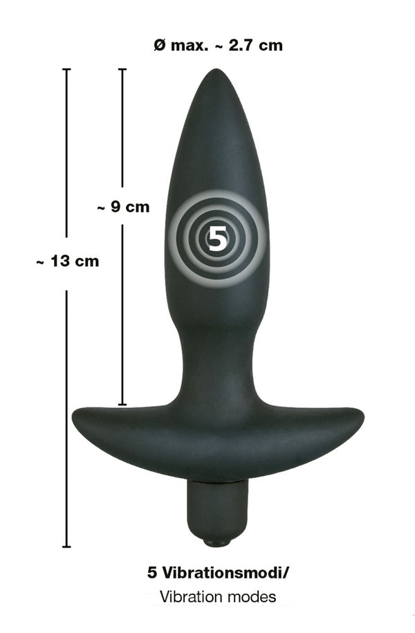Black Velvets Butt plug - Zwart - Black Velvets - SKU: 5781690000