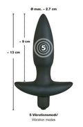 Black Velvets Plug - Zwart