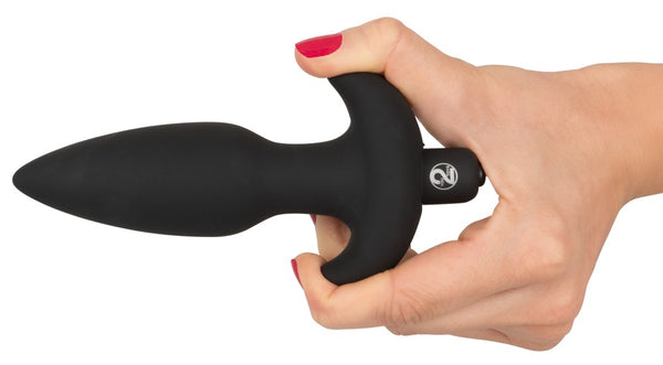 Black Velvets stille vibrerende anale plug - Zwart - Black Velvets - SKU: 5781770000