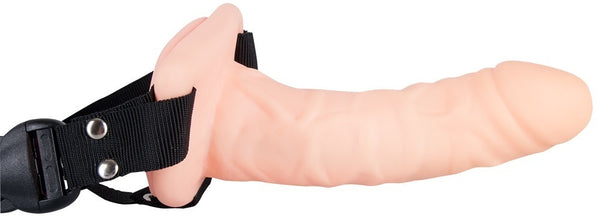 You2Toys Easy Rider strap-on met eikelvibratie - Zwart - You2Toys - SKU: 5784360000