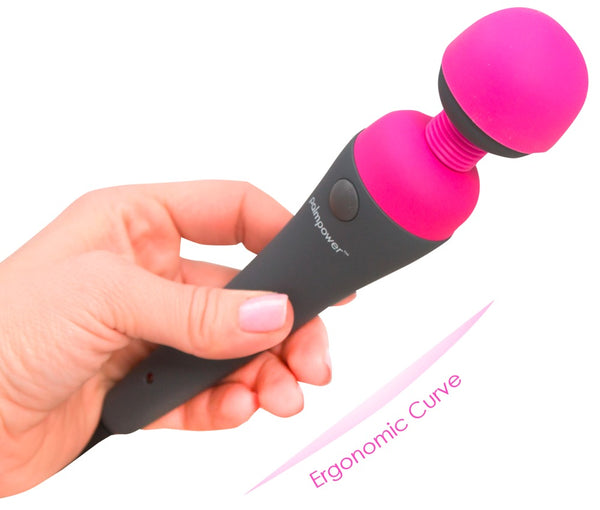 Palmpower massageapparaat met flexibele kop - Grijs - palmpower - SKU: 5791220000