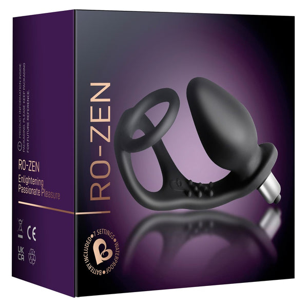 Rocks Off RO-ZEN vibro-butt plug - Zwart - Rocks Off - SKU: 5792540000