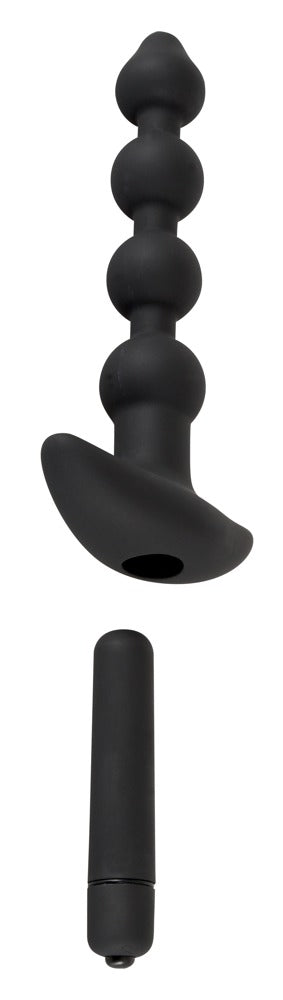 Black Velvets Anaal kit met vibrator - Zwart - Black Velvets - SKU: 5834640000