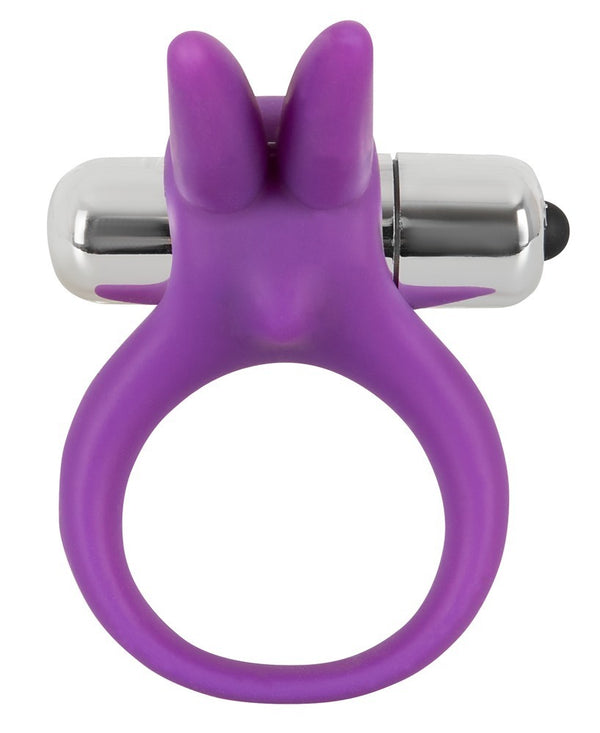 Sweet Smile Trillende cock ring met konijnenoren - Paars - Sweet Smile - SKU: 5835370000