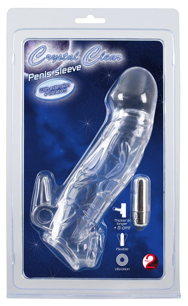 Crystal Penis sleeve - Transparant - Crystal - SKU: 5842400000