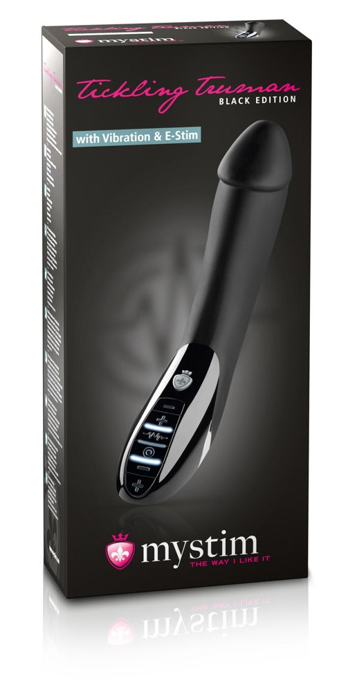 Mystim vibrator met e-stim - Zwart - Mystim - SKU: 5856370000