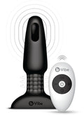 b-Vibe anaalvibrator Rimming 2 Butt plug - Zwart