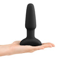 b-Vibe anaalvibrator Rimming 2 Butt plug - Zwart