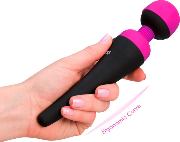 Palmpower vibratiestaaf met flexibele kop - Roze - palmpower - SKU: 5858150000