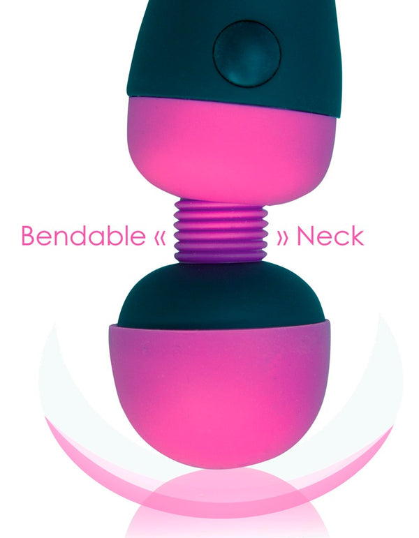 Palmpower vibratiestaaf met flexibele kop - Roze - palmpower - SKU: 5858150000