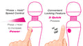 PalmPower Massagestaaf - Roze