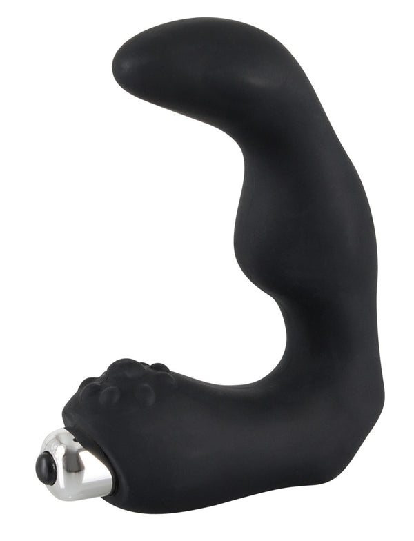 Rebel L-vormige vibrator met stippen - Zwart - Rebel - SKU: 5859040000