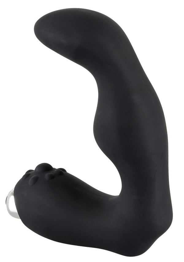 Rebel L-vormige vibrator met stippen - Zwart - Rebel - SKU: 5859040000