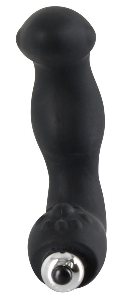 Rebel L-vormige vibrator met stippen - Zwart - Rebel - SKU: 5859040000