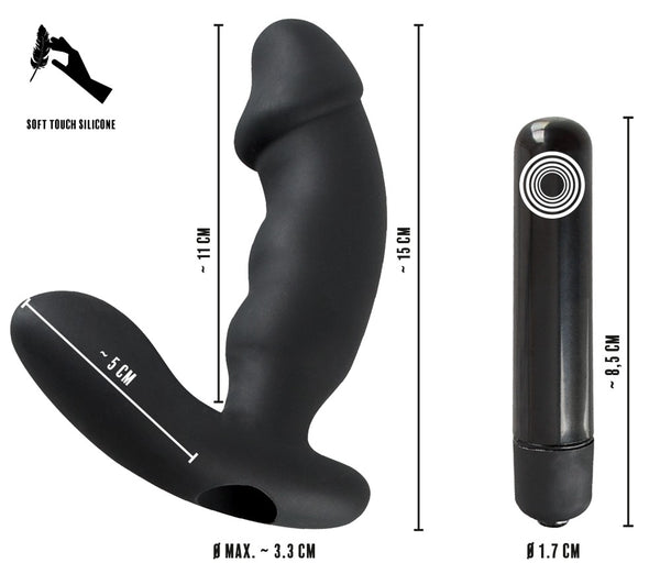 Rebel Prostate vibrator - Zwart - Rebel - SKU: 5859630000