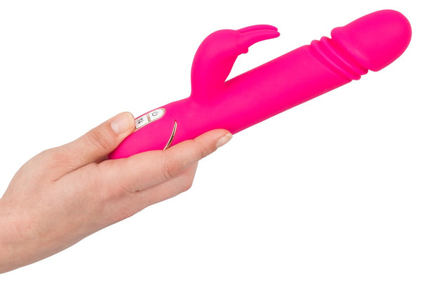 Vibe Couture konijn vibrator fluweelzacht - Roze - Vibe Couture - SKU: 5861530000