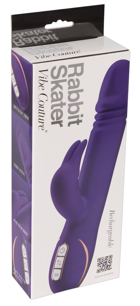 Vibe Couture konijn met clitstimulator - Roze - Vibe Couture - SKU: 5861610000