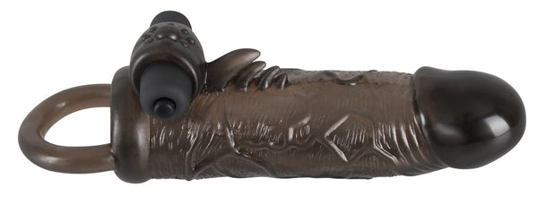 Rebel penis sleeve met uitbreiding - Zwart - Rebel - SKU: 5866170000