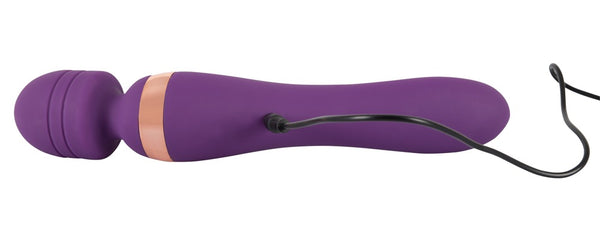 JAVIDA dubbele vibrator met beweegbaar hoofd - Paars - JAVIDA - SKU: 5882020000
