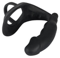 Black Velvets Ring & vibro plug - Zwart