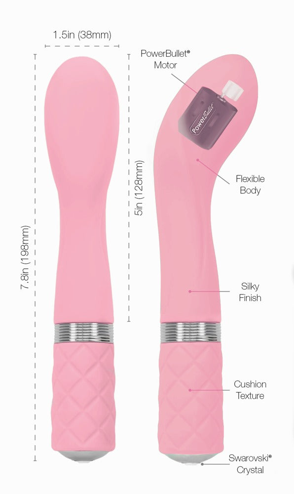 Pillow Talk Sassy vibrator - Roze - PILLOW TALK - SKU: 5923400000