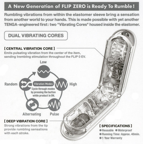 TENGA Vibrator - Wit - TENGA - SKU: 5924630000