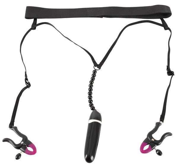 Bad Kitty Vibrator string - Zwart - Bad Kitty - SKU: 5926170000