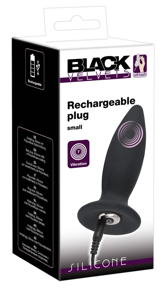 Black Velvets Butt plug - Zwart - Black Velvets - SKU: 5927900000