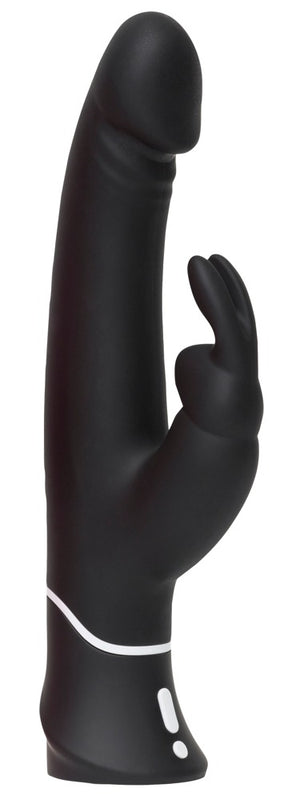 happyrabbit realistische konijntje vibrator - Zwart