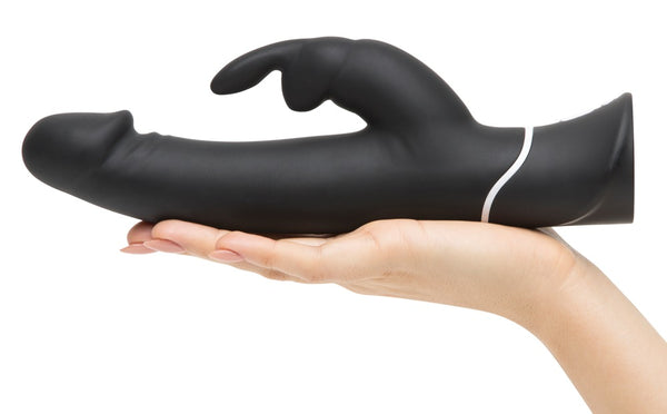 happyrabbit realistische konijntje vibrator - Zwart - happyrabbit - SKU: 5928970000