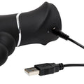 happyrabbit dubbele vibrator drievoudig - Zwart