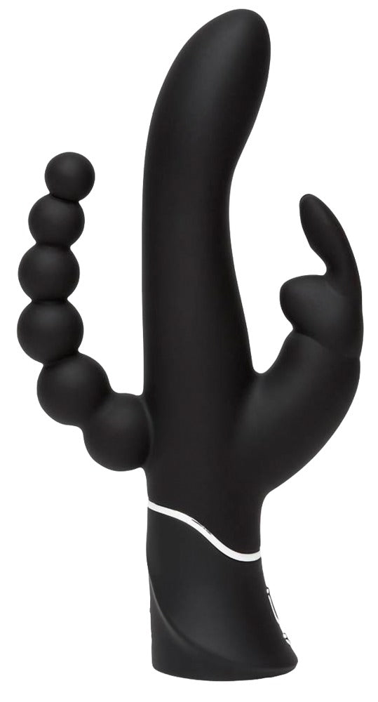 happyrabbit Drievoudige vibrator - Zwart - happyrabbit - SKU: 5929190000
