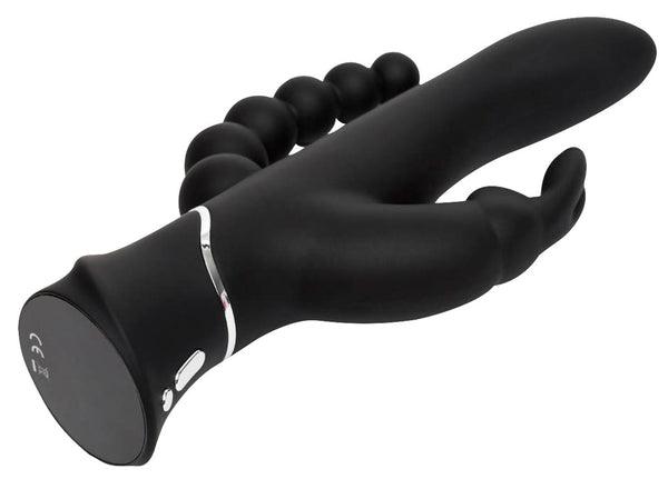 Happyrabbit Drievoudige vibrator - Zwart - happyrabbit - SKU: 5929190000