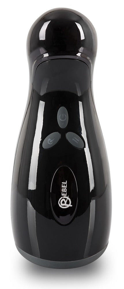 Rebel masturbator met 3 functies - Zwart - Rebel - SKU: 5930870000