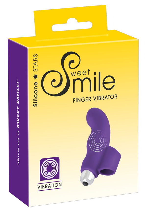 Sweet Smile Vinger vibrator - Zwart - Sweet Smile - SKU: 5932220000