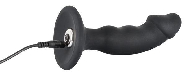 Black Velvets vibrerende P-spot plug - Zwart - Black Velvets - SKU: 5934430000