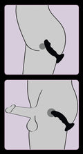 Black Velvets Butt plug - Zwart