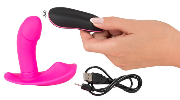 Sweet Smile afstandsbediening slipvibrator - Roze - Sweet Smile - SKU: 5939150000