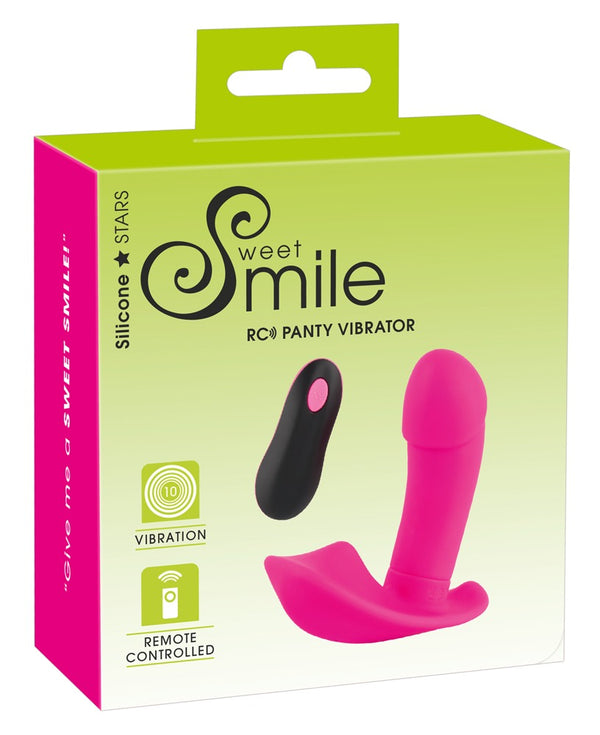 Sweet Smile afstandsbediening slipvibrator - Roze - Sweet Smile - SKU: 5939150000