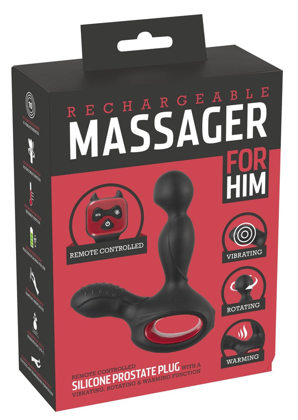 You2Toys Prostaatplug met vibratie - Zwart - You2Toys - SKU: 5940750000