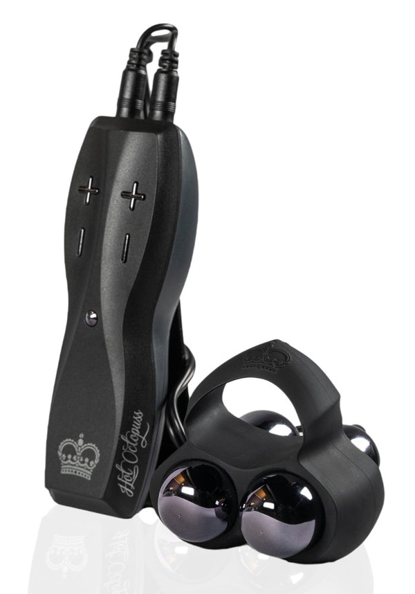 Hot Octopuss Vibro cock ring - Zwart - Hot Octopuss - SKU: 5943770000