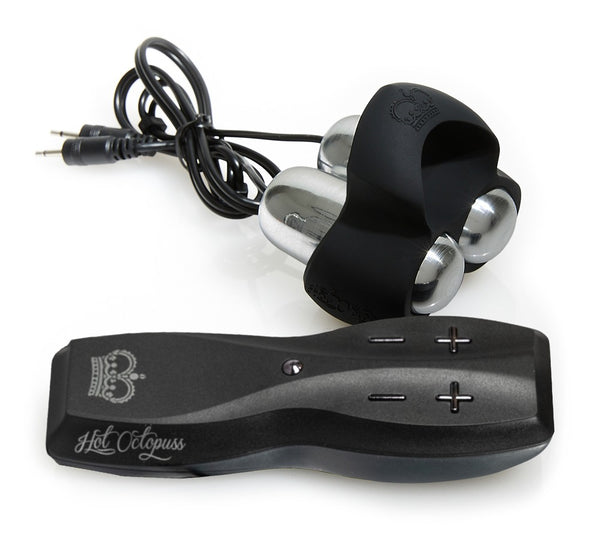 Hot Octopuss Vibro cock ring - Zwart - Hot Octopuss - SKU: 5943770000