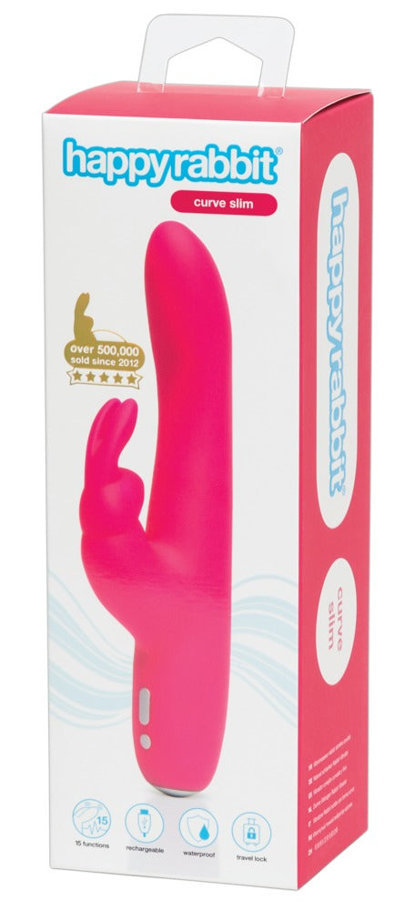 happyrabbit G-spot vibrator met konijnenoren - Roze